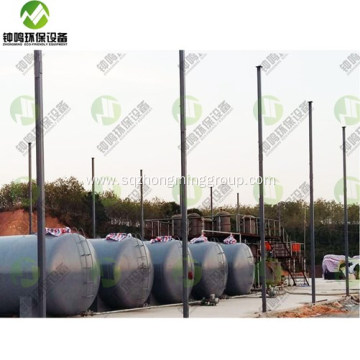 Waste Tire to Oil Recycling Machine